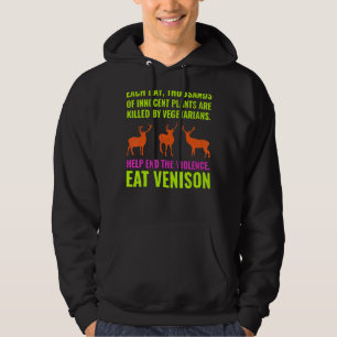 Deer Hunting Hunter Camping Shooting Vegetarian An Hoodie
