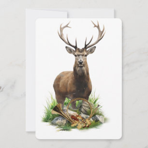 Deer Hunting Invitation