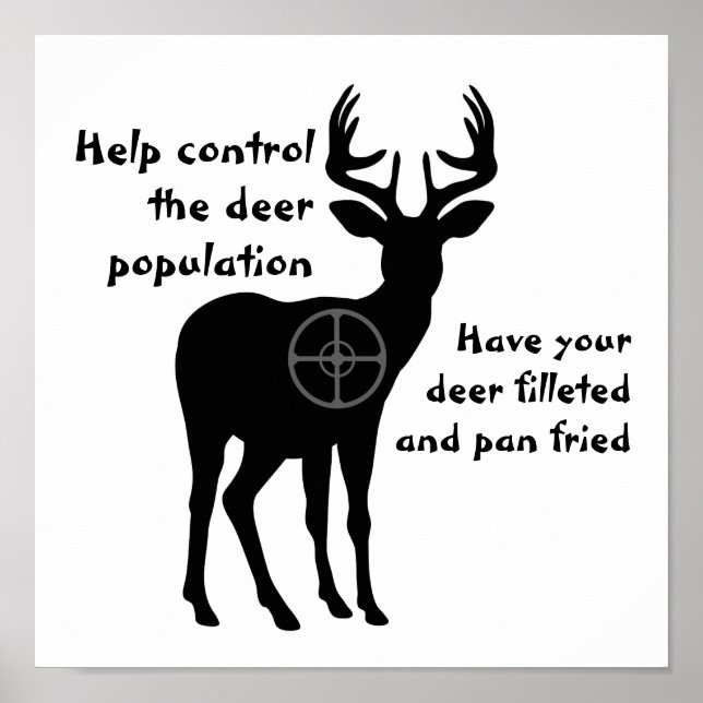 Deer Hunting Poster (Front)