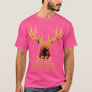 Deer Hunting Rifle Whitetail Buck Hunters T-Shirt
