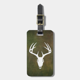 Deer Hunting Skull w/ antlers Luggage Tag