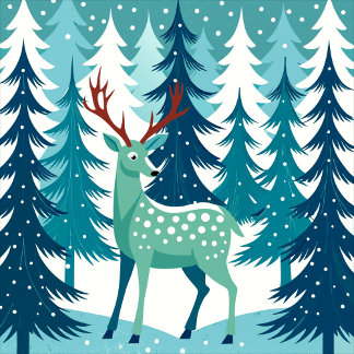 Deer Illustration Phone Case