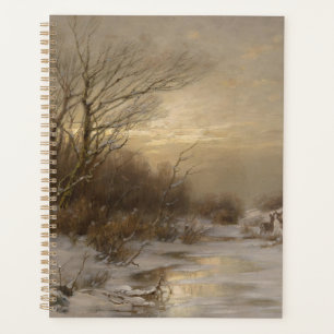 Deer in a Winter Landscape – Désiré Thomassin Planner