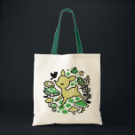 Deer in forest -green tote bag<br><div class="desc">Deer in forest.</div>