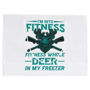 Deer In My Freezer - hunting lover Large Gift Bag