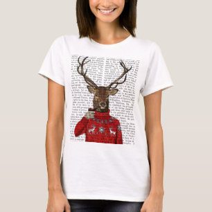 Deer in Ski Sweater 2