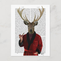 Deer in Smoking Jacket