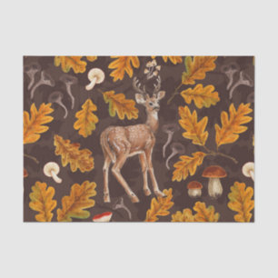 Deer in the autumnal forest 2 tissue paper