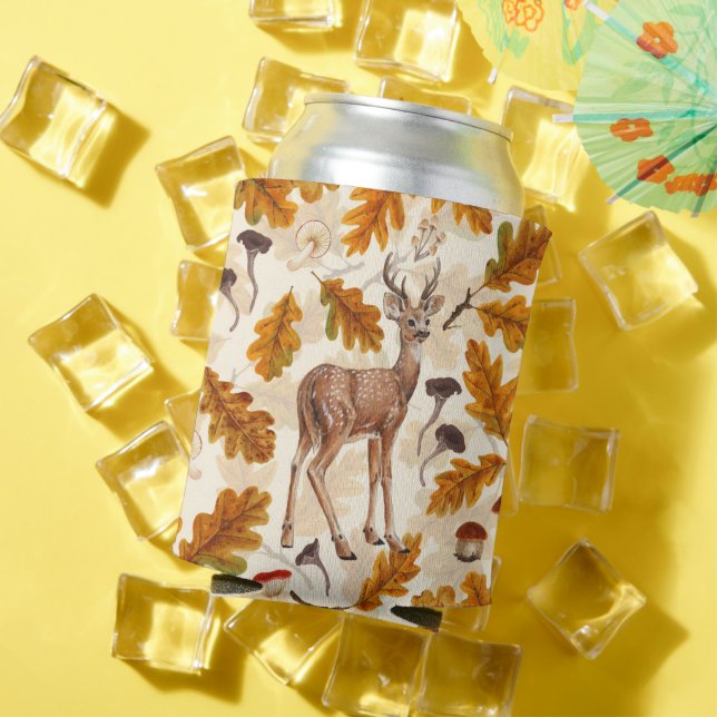 Deer in the autumnal forest can cooler (In Situ Summer)