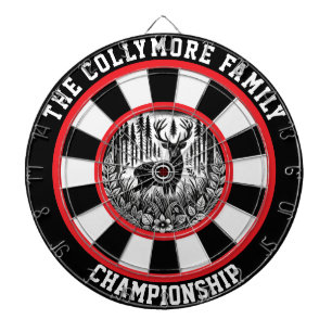 Deer in the Forest Crosshairs Dartboard