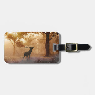 Deer In The Forest Luggage Tag