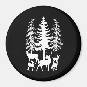 Deer in the Forest Magnet
