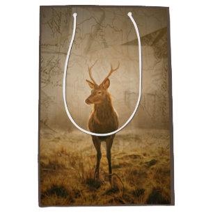 Deer in the forest medium gift bag