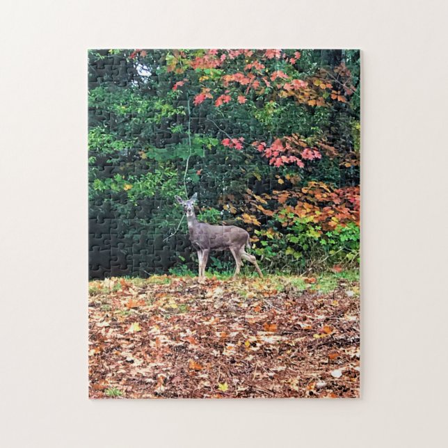 Deer in the Forest, Oregon Jigsaw Puzzle (Vertical)