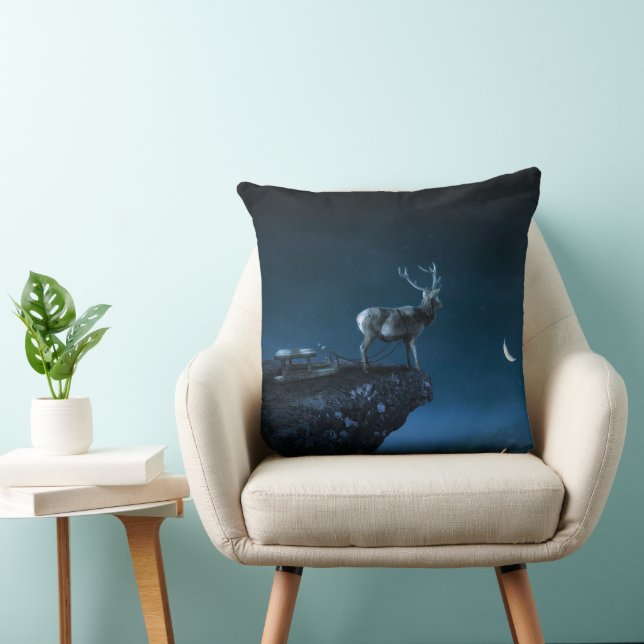 deer in the moonlight cushion (Chair)