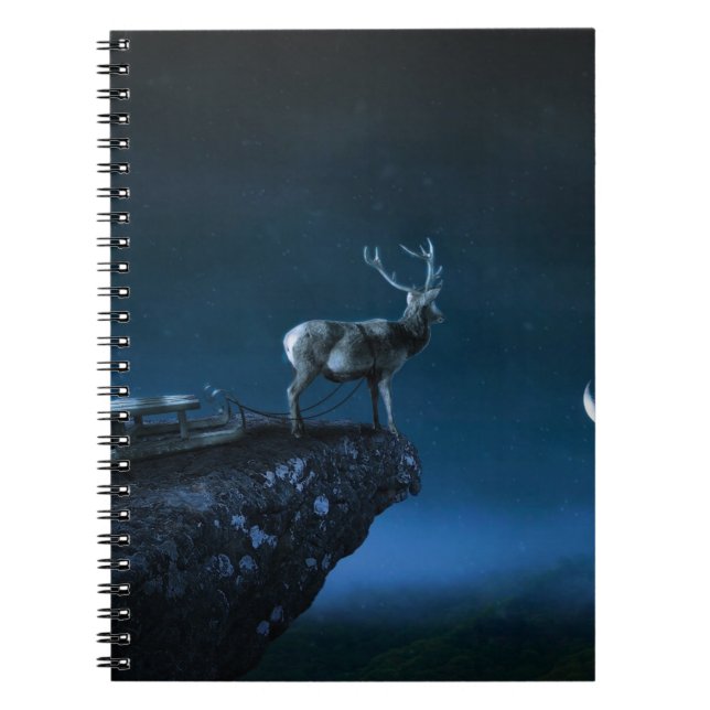 deer in the moonlight notebook (Front)