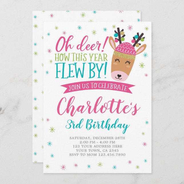 Deer Invitation (Front/Back)