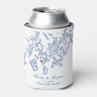 Deer Isle Maine Aragosta Wedding Favour Coozie