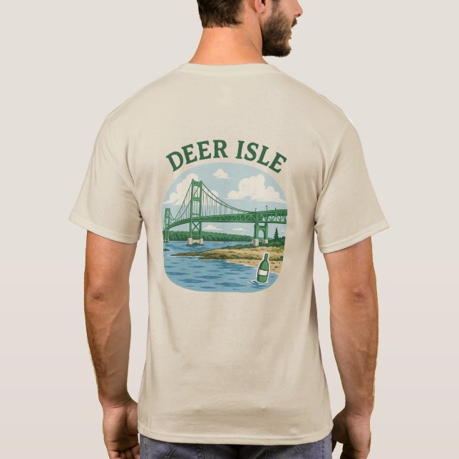 Deer Isle Maine T-Shirt (Back)