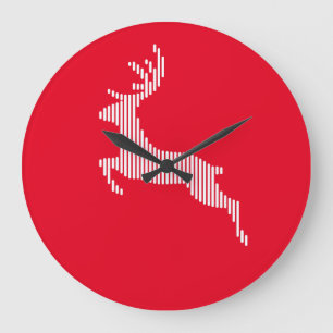 deer large clock
