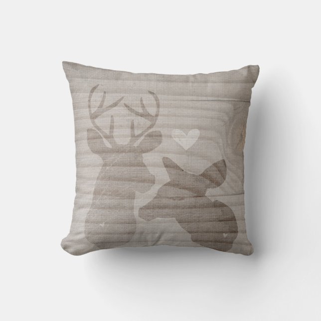 Deer Love Couple by VOL25 Cushion (Front)