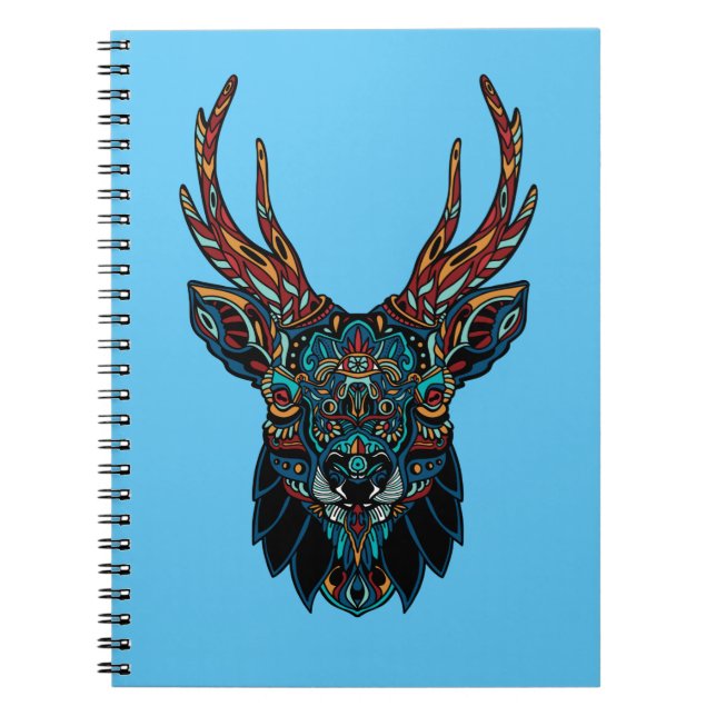 Deer Mandala  Notebook (Front)