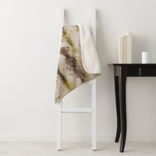 Deer Merry Christmas And New Year's Sherpa Blanket