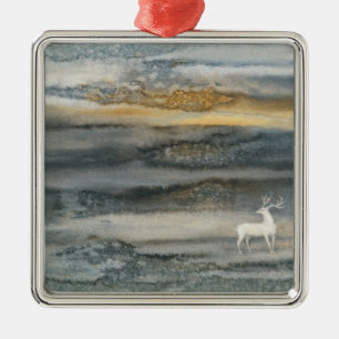 Deer Metal Tree Decoration