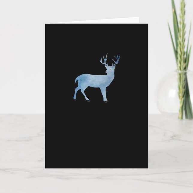 Deer Modern Artistic Design Card (Front)