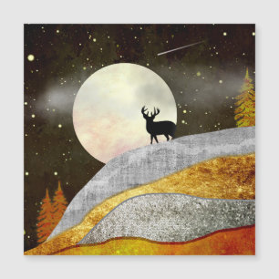 Deer Moon Landscape