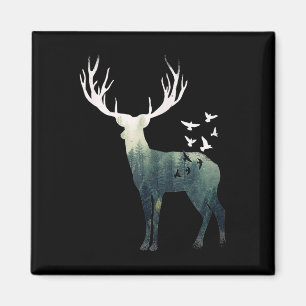 Deer - Natural Animal - Deer - Environmental Prote Magnet