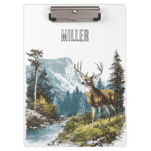 Deer Nature Clipboard