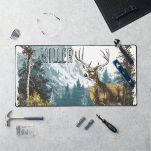 Deer Nature Desk Mat