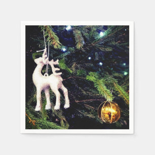 Deer on a tree napkin