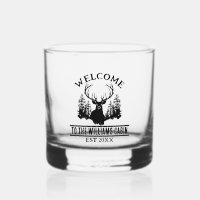 Deer Outdoors Camp Personalised Family Cabin Name