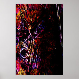 Deer Painting Poster