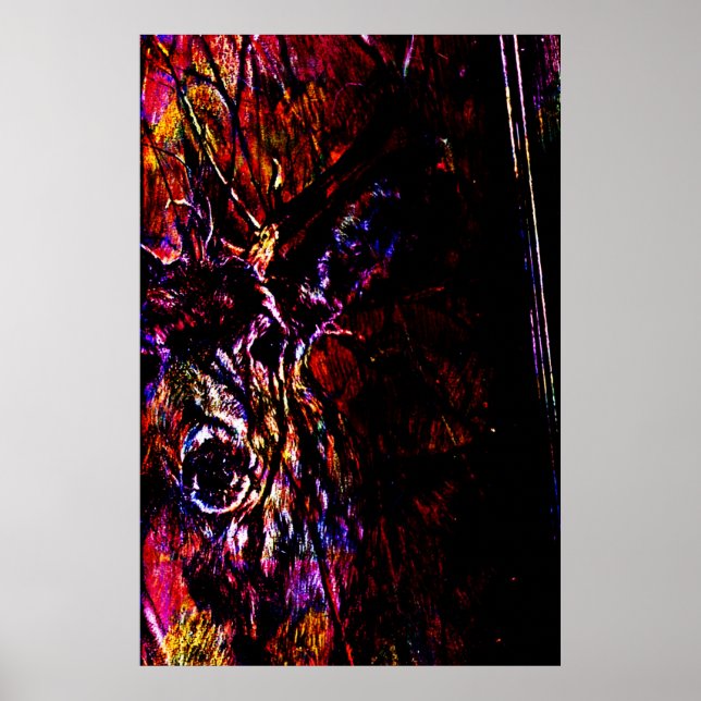 Deer Painting Poster (Front)