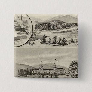 Deer Park Hotel 15 Cm Square Badge