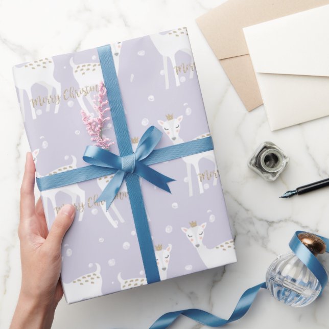 Deer Pattern - Cute Christmas wrapping paper (Gifting)