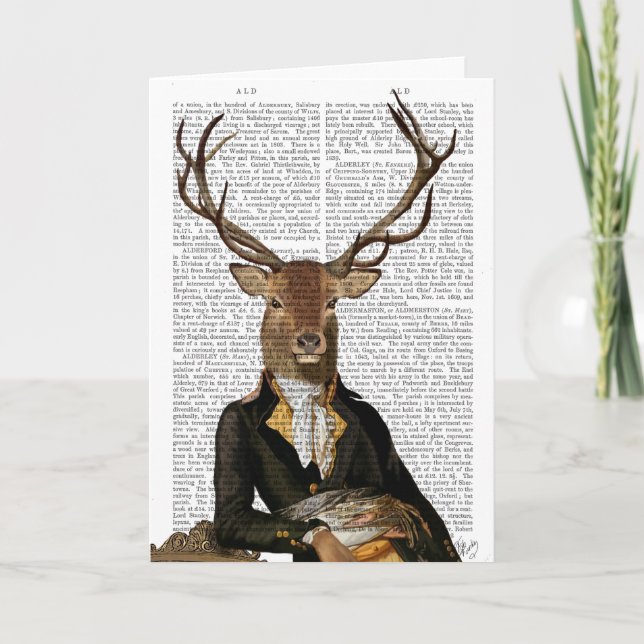 Deer Portrait Card (Front)