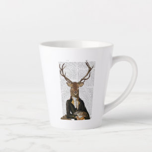 Deer Portrait Latte Mug