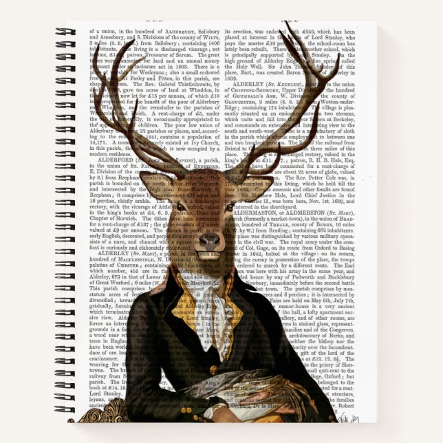 Deer Portrait Notebook (Front)