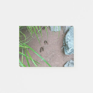 Deer print hoof footprint wildlife Post-it Notes