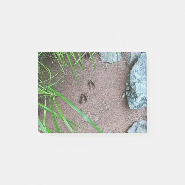 Deer print hoof footprint wildlife Post-it Notes (Front)
