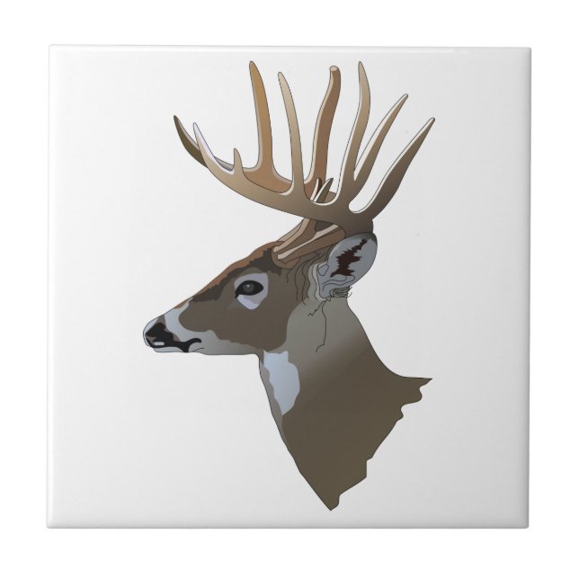 Deer Profile Tile (Front)