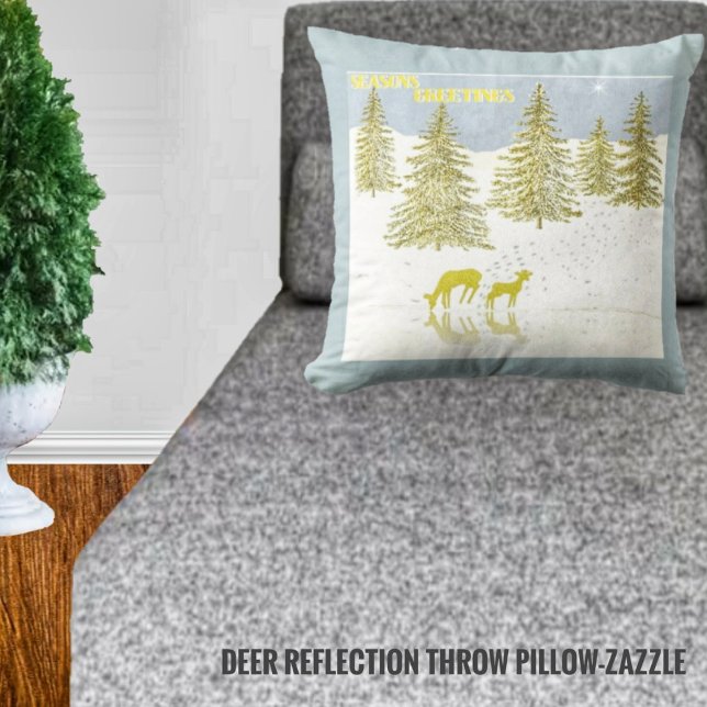 Deer Reflection Cushion (Creator Uploaded)