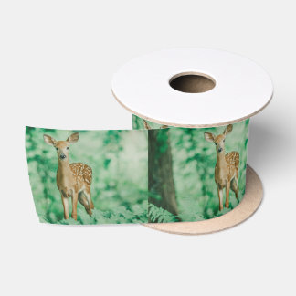 Deer Satin Ribbon