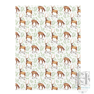 Deer Scrapbook Paper