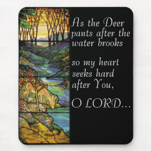 Deer Seeking Water Mousepad