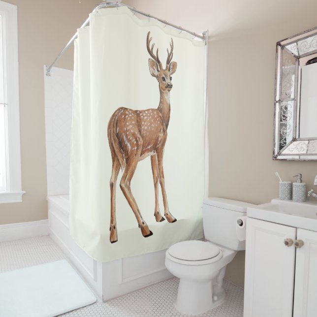 Deer Shower Curtain (In Situ)